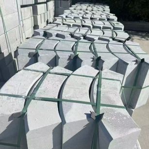 襄阳 芝麻灰弧形路沿石