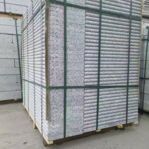 襄阳 芙蓉白3公分厚磨圆边、拉槽，楼梯踏步