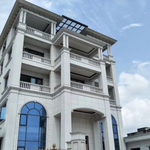 襄阳芝麻白别墅干挂效果展示