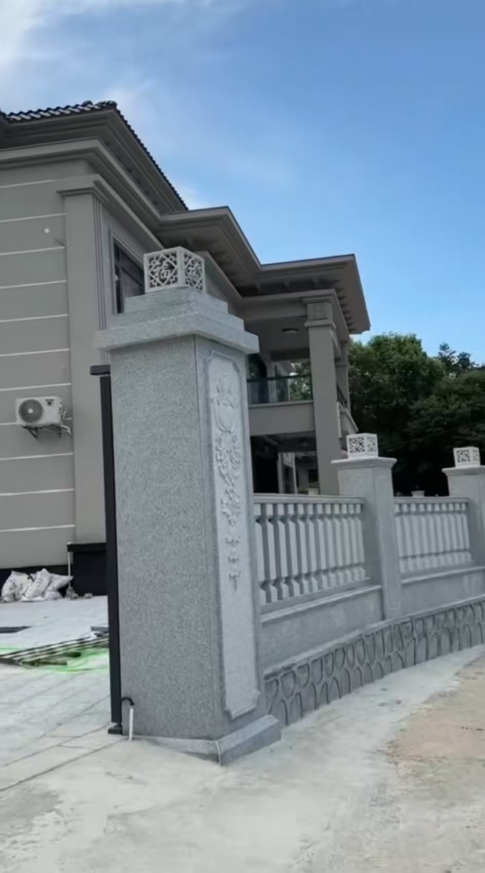 襄阳 芝麻白别墅围墙栏杆，私人订制