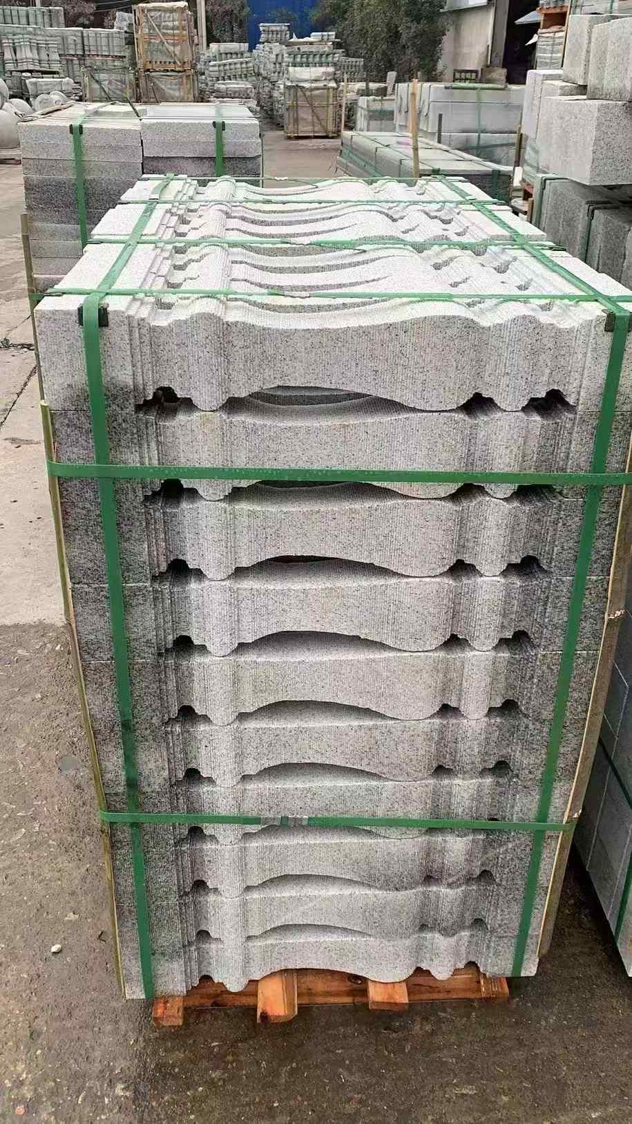襄阳 芝麻白方形拉丝面，栏杆花瓶柱