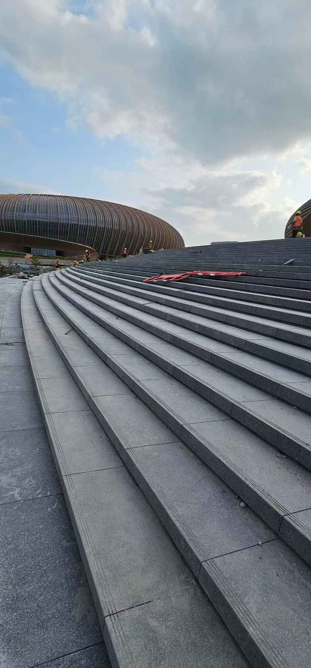 襄阳 弧形整石台阶铺装效果图