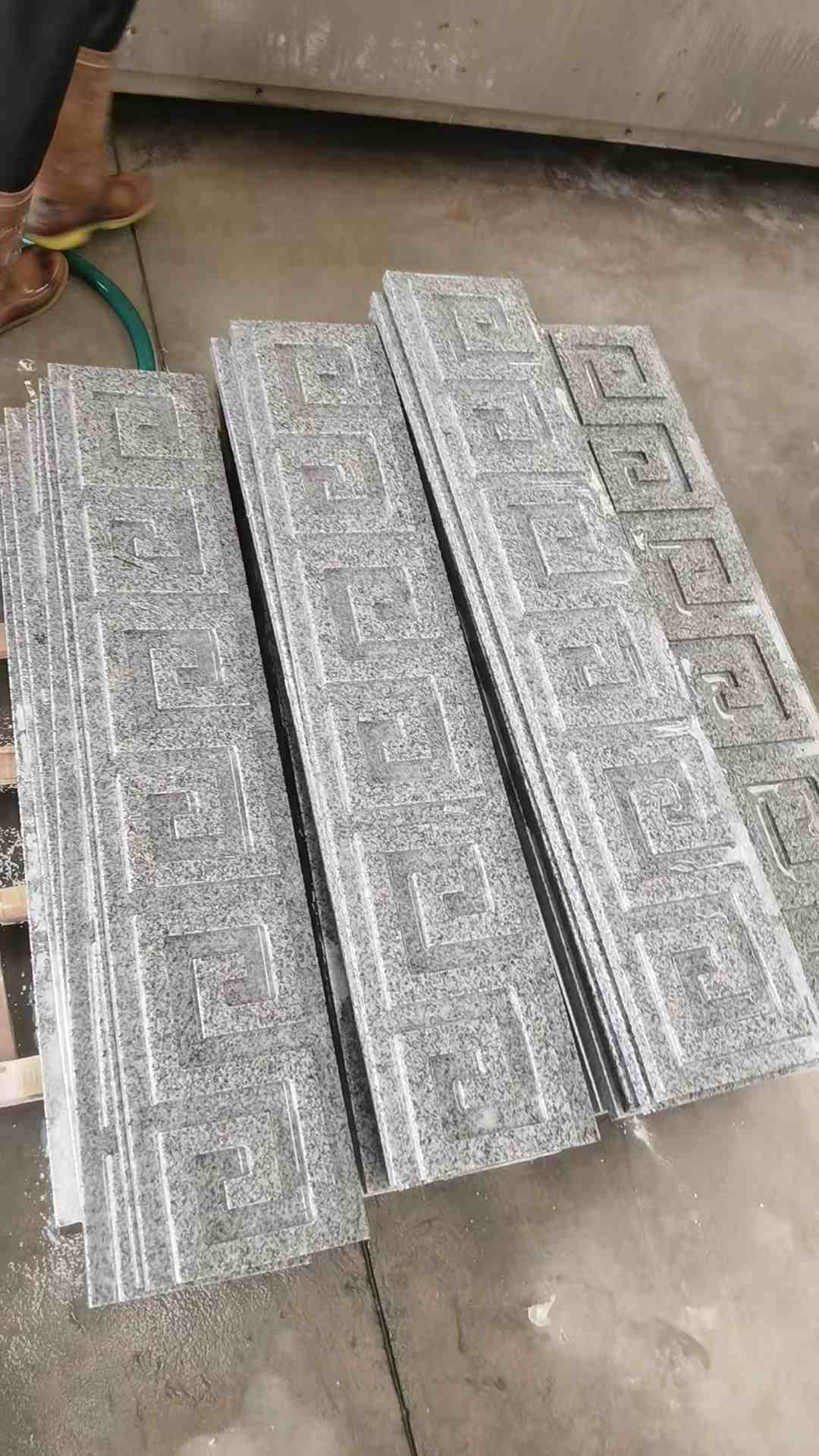 襄阳 别墅回纹线条，雕刻