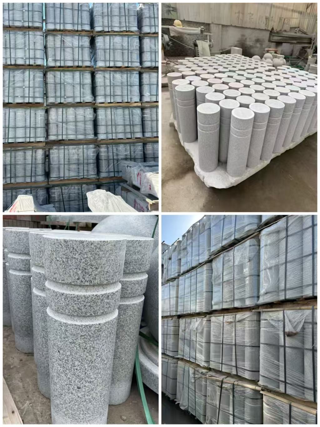 襄阳 芝麻白花岗岩挡车柱、隔离柱多少钱